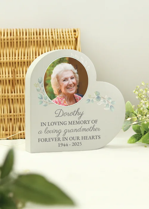 Personalised Memento Company Wedding Memory Table Heart Ornament - One Size Image 1