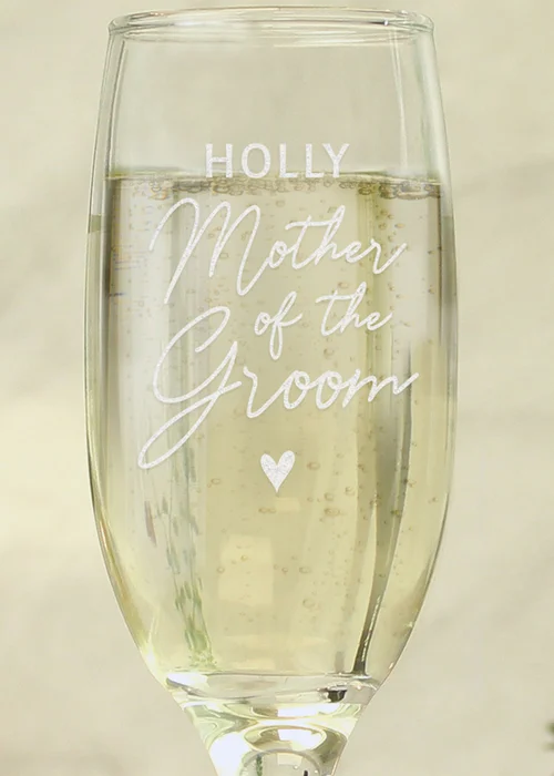 Personalised Memento Company Mother of the GroomFlute - One Size Image 2