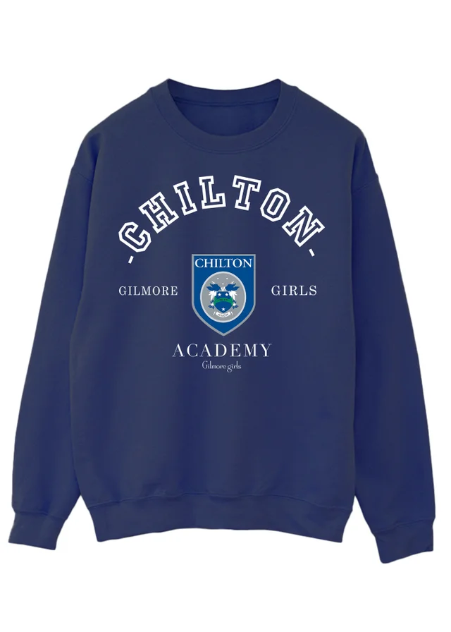 Spiral Galaxy Gilmore Girls Chilton Collegiate Navy Sweatshirt