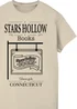 Spiral Galaxy Gilmore Girls Stars Hollow Books Sand Boyfriend Fit T-Shirt - XXL Image 2