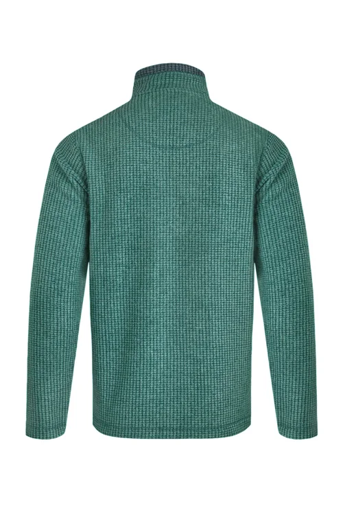 Weird Fish Emerald Green Newark 1/4 Zip Grid Fleece - 5XL Image 4