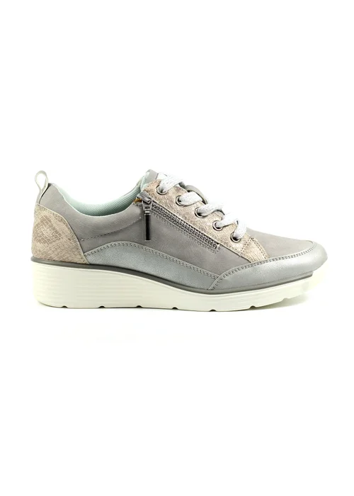 Lunar Silver Kiley Trainer - Size 4 Image 3