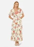 Yumi Ivory Floral Mesh Tiered Maxi Dress - 18 Image 1
