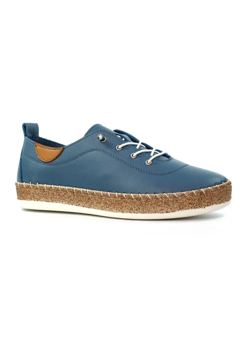 Lunar Denim Blue Evie Plimsoll - Size 7 Image 2