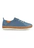 Lunar Denim Blue Evie Plimsoll - Size 7 Image 3