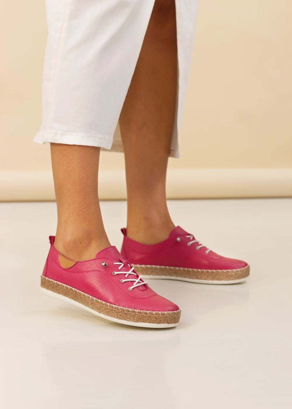 Lunar Raspberry Evie Plimsoll - Size 6 Image 1