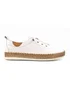 Lunar White Evie Plimsoll - Size 7 Image 3