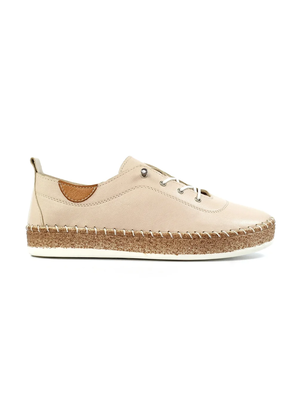 Lunar Cream Evie Plimsoll - Size 6 Image 2