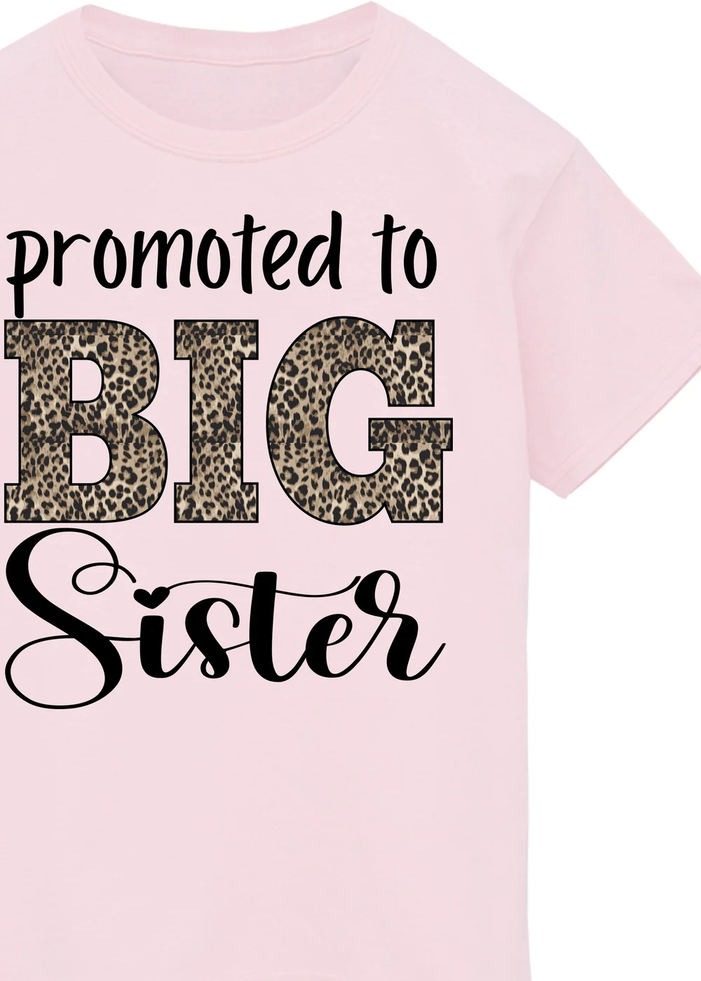 Ada & Ted Promoted To Big Sister Girls Pink T-Shirt - 7-8 Yrs Image 2