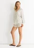 Gini London Cream Long Sleeve Batwing Stripe Shirt - 12 Image 4