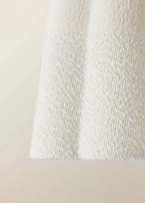 ValueLights Medium Amy Boucle Cream Tapered Ceiling Pendant Shade - One Size Image 4
