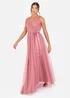 Anaya with Love Recycled Dusty Rose Wrap Strappy Maxi Dress - 8 Image 1