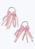 Flitzy Pink Bow Hair Bobbles - One Size Image 1