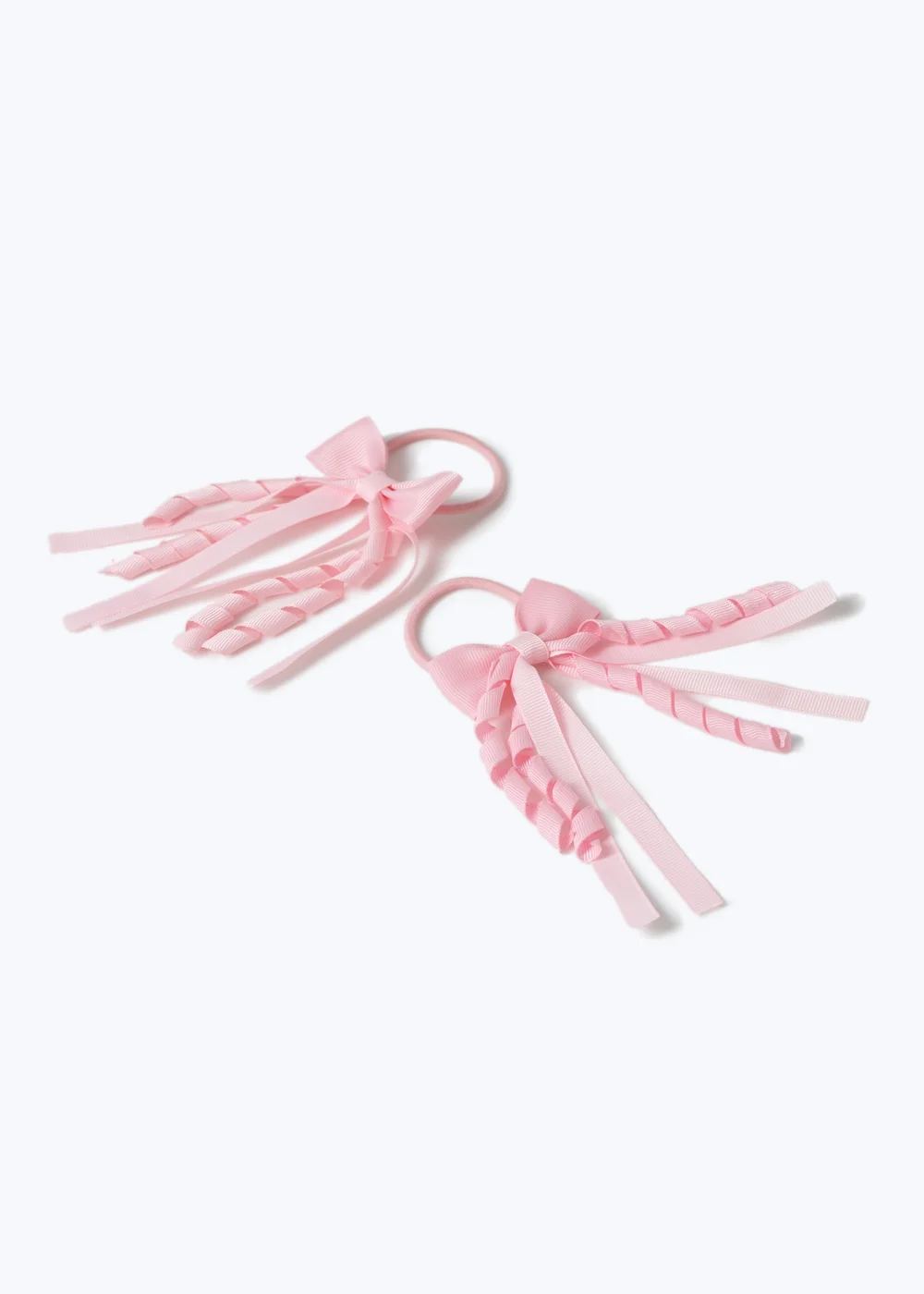 Flitzy Pink Bow Hair Bobbles - One Size Image 2
