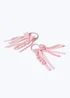Flitzy Pink Bow Hair Bobbles - One Size Image 2