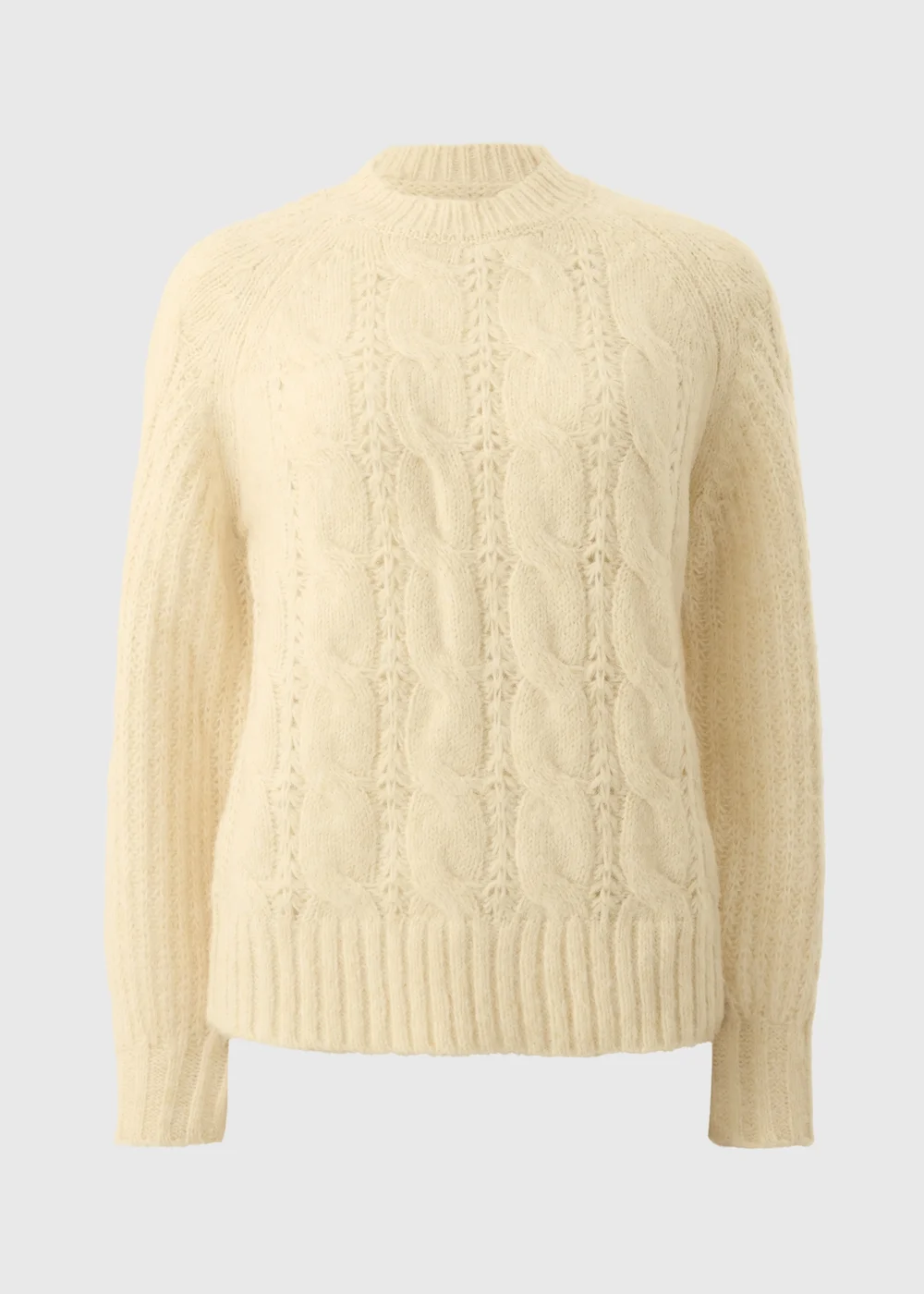 Yellow Cable Knit Jumper - S Image 4