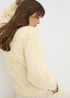 Yellow Cable Knit Jumper - S Image 2