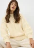 Yellow Cable Knit Jumper - S Image 1