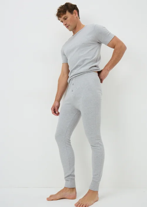 Grey Medium Thermal Long Johns - Small Image 1