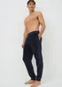 Navy Fleece Pyjama Bottoms - Small Image 2