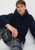 Navy Check Hooded Fleece Pyjama Set - XXL Image 2