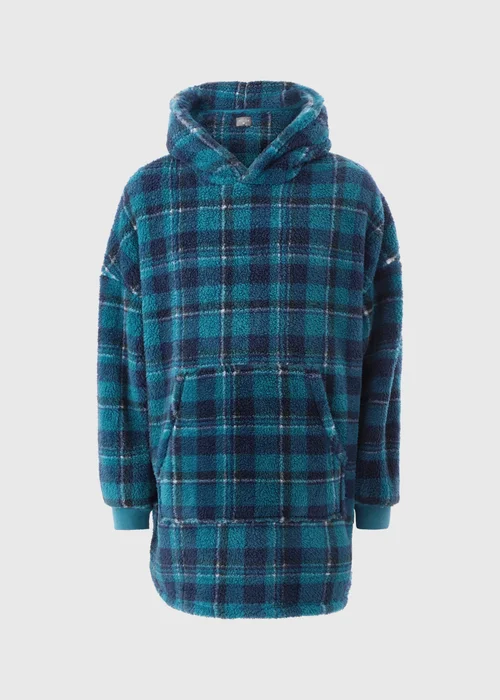 Blue Winter Check Snoodie - Extra small Image 3