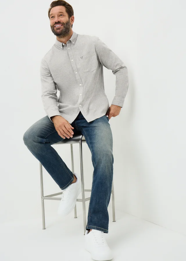 Lincoln Grey Grindle Plain Shirt