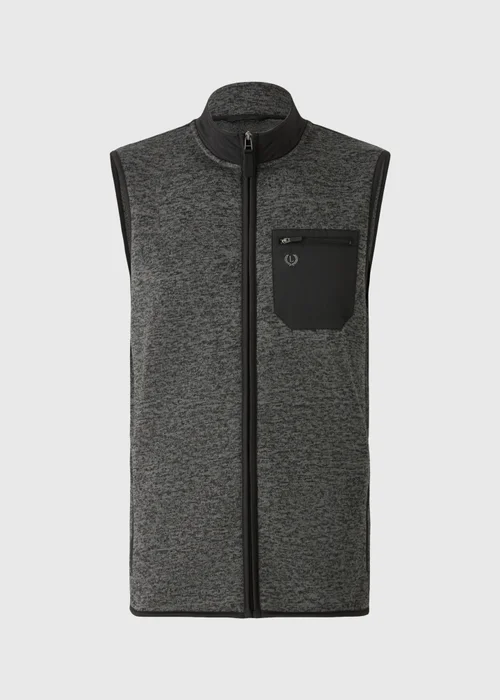 Lincoln Grey Quarter Zip Tech Gilet - S Image 4