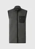 Lincoln Grey Quarter Zip Tech Gilet - S Image 4