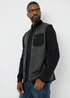 Lincoln Grey Quarter Zip Tech Gilet - S Image 1