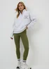 Khaki Seamless Leggings - XL Image 1