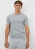 Grey Medium Thermal Short Sleeve T-Shirt - Small Image 1