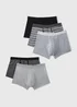 5 Pack Grey Keyhole Trunks - Extra small Image 1
