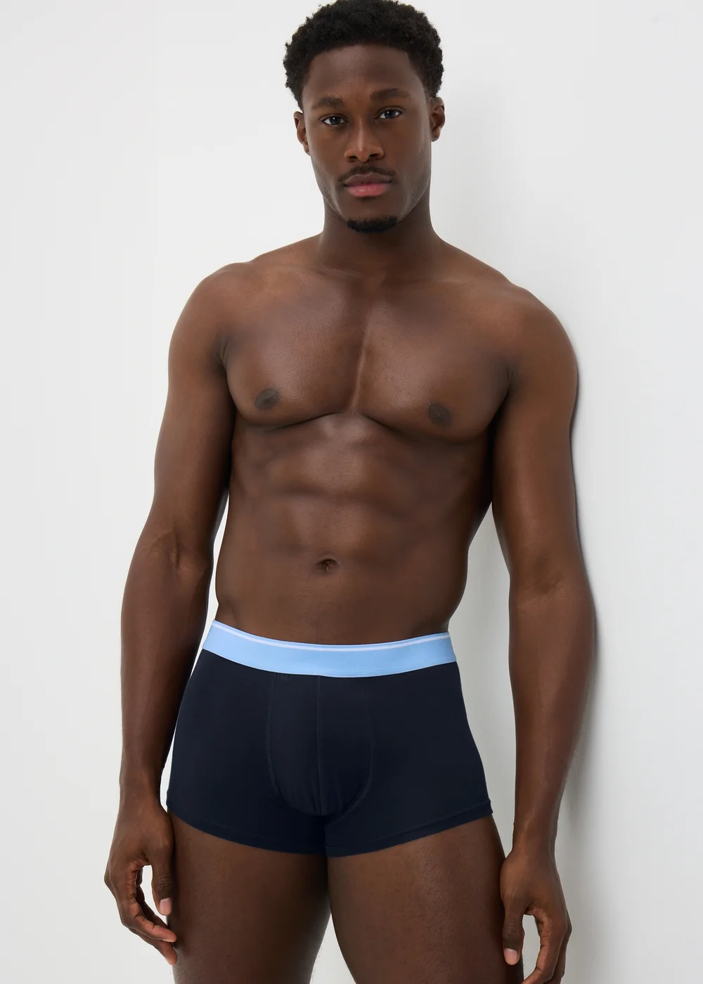 3 Pack Navy Modal Hipsters - Extra small Image 2