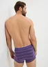 5 Pack Multicolour Jewel Stripe Hipsters - XXXL Image 3