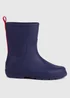 Totes Cirrus Navy Childrens Charley Rain Boot - Size 12 - 13 Image 3