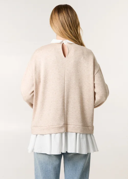 Blue Vanilla Brown 2in1 Cut & Sew Sweater - Large/Extra Large Image 3