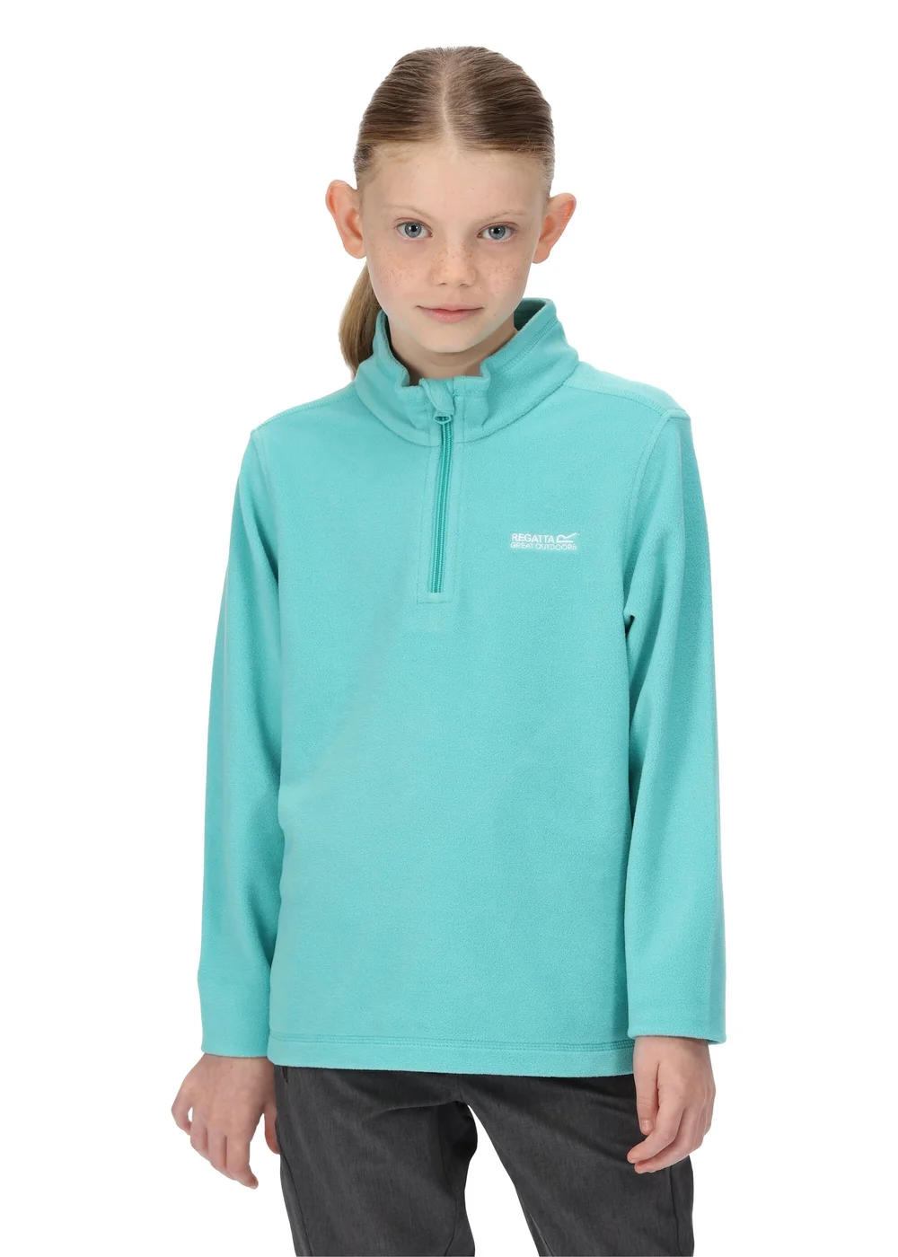 Regatta Turquoise Kids Hot Shot II Anti-Pill Symmetry Fleece (3- 16 Yrs) - Age 14 Years Image 2