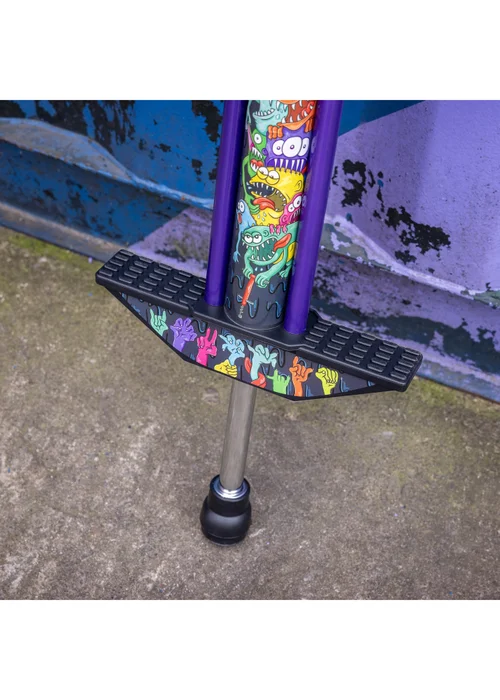 Toyrific Black Crush'N Crittaz Pogo Stick - One Size Image 4