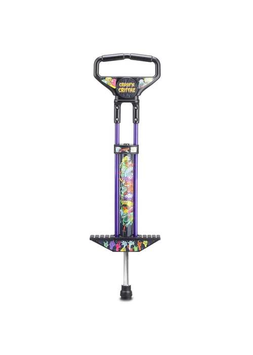 Toyrific Black Crush'N Crittaz Pogo Stick - One Size Image 1