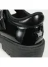 ToeZone Girls Black Luna Patent Unicorn Buckle School Shoe - Size 11 Infants Image 6
