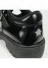 ToeZone Girls Black Olivia Patent Star Buckle School Shoe - Size 13 Infants Image 5