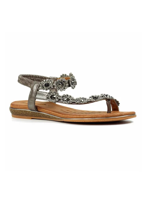 Lunar Pewter Charlotte II Sandal - Size 5 Image 2