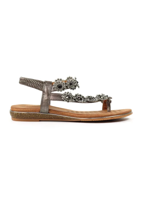 Lunar Pewter Charlotte II Sandal - Size 5 Image 3