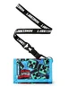 Vanilla Underground Minecraft Kids Blue Grafitti Strap Wallet - One Size Image 1