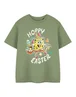 Vanilla Underground SpongeBob SquarePants Hoppy Easter Kids Khaki T-Shirt (3-14 Years) - Age 5-6 Years Image 1