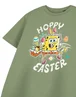 Vanilla Underground SpongeBob SquarePants Hoppy Easter Kids Khaki T-Shirt (3-14 Years) - Age 5-6 Years Image 5