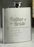 Personalised Memento Company Father of the Bride Hip Flask - One Size Image 2