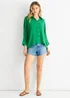 Gini London Mid Green Kimono Oversized Blouse - 12 Image 1