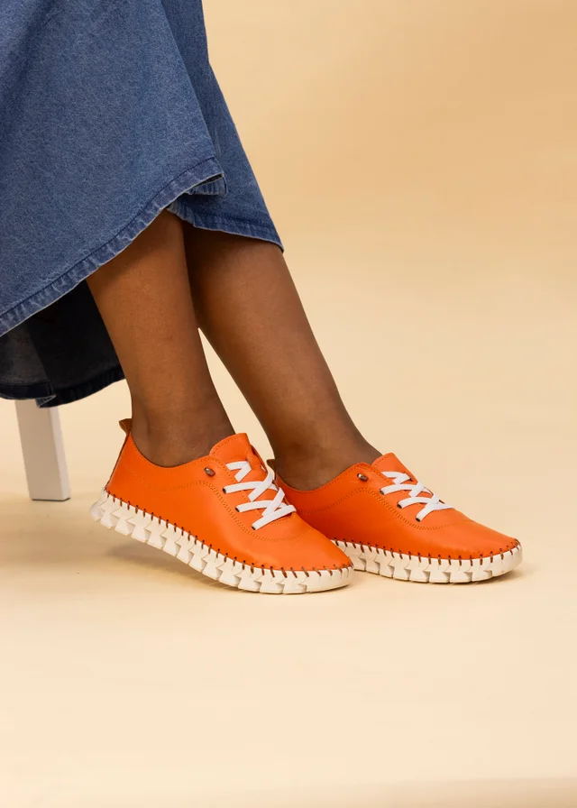Lunar Orange St Austell Plimsoll